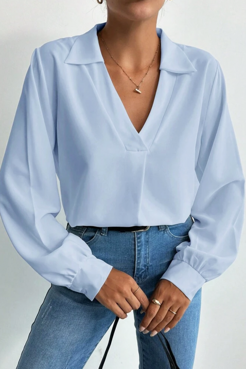 Bluză damă MIOHEZA SKY, Culoare: albastru deschis, IVET.RO - Reduceri de până la -80%