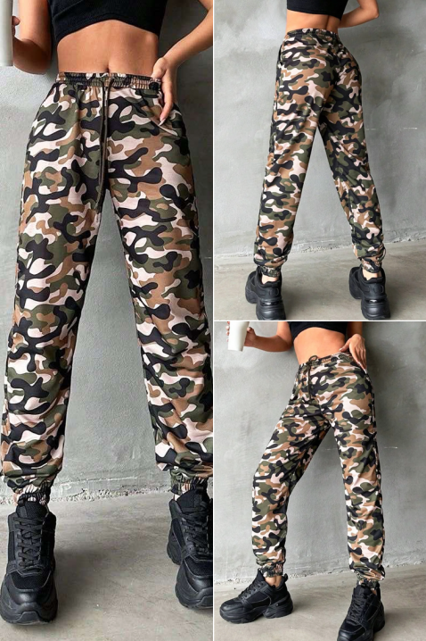 Pantaloni SERFIOXA, Culoare: multicolor, IVET.RO - Reduceri de până la -80%