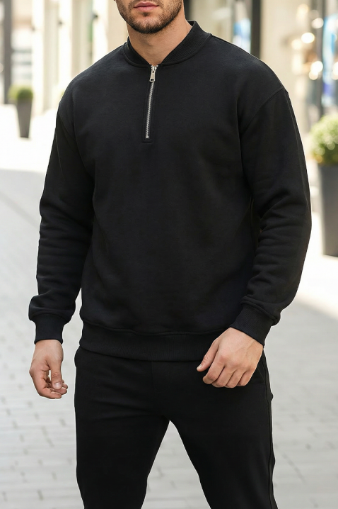 Bluză bărbați MENEJO BLACK, Culoare: negru, IVET.RO - Reduceri de până la -80%