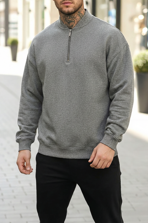 Bluză bărbați MENEJO GREY, Culoare: gri, IVET.RO - Reduceri de până la -80%