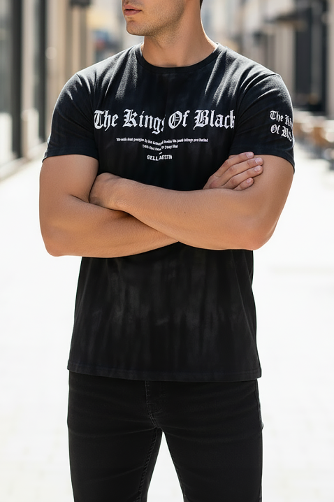 Tricou bărbați BEMOLO BLACK, Culoare: negru, IVET.RO - Reduceri de până la -80%