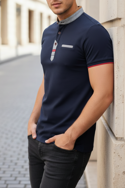 Tricou bărbați MAGZO NAVY, Culoare: bleumarin, IVET.RO - Reduceri de până la -80%