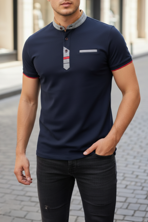 Tricou bărbați MAGZO NAVY, Culoare: bleumarin, IVET.RO - Reduceri de până la -80%