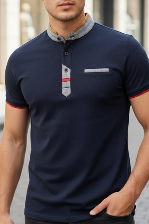 Tricou bărbați MAGZO NAVY, Culoare: bleumarin, IVET.RO - Reduceri de până la -80%