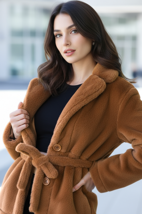 Palton DOLEZIMA BROWN, Culoare: maro, IVET.RO - Reduceri de până la -80%