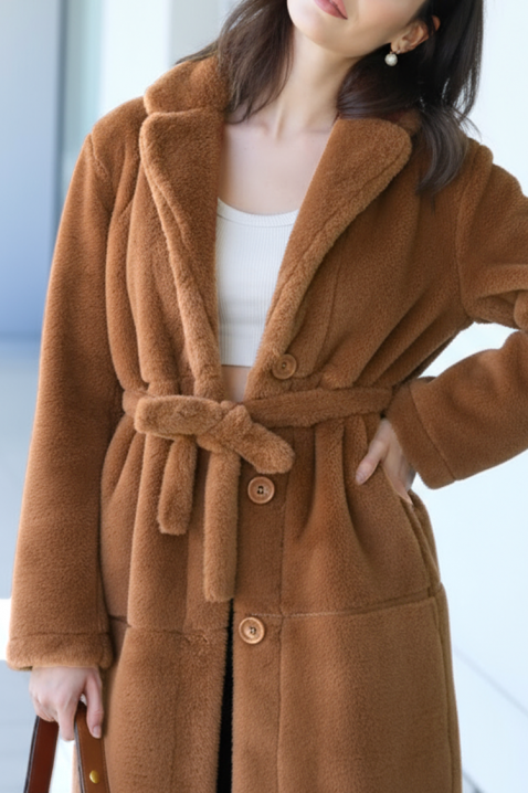 Palton DOLEZIMA BROWN, Culoare: maro, IVET.RO - Reduceri de până la -80%