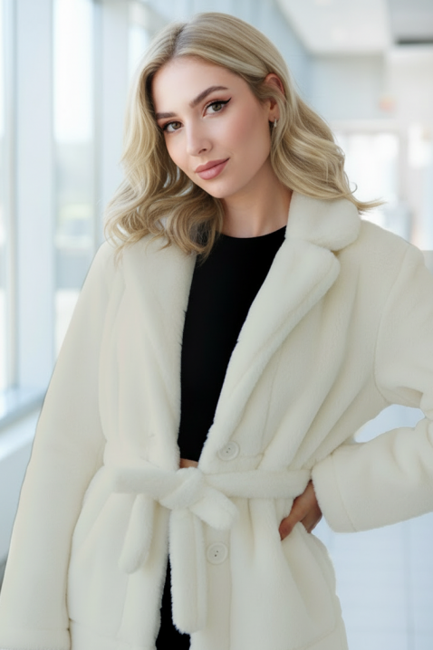 Palton DOLEZIMA WHITE, Culoare: alb, IVET.RO - Reduceri de până la -80%