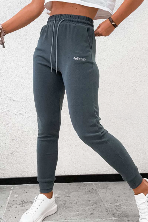 Pantaloni sport FIOMELJA, Culoare: gri, IVET.RO - Reduceri de până la -80%