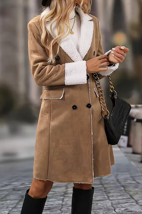 Palton MARSETA CAMEL, Culoare: maro deschis    , IVET.RO - Reduceri de până la -80%