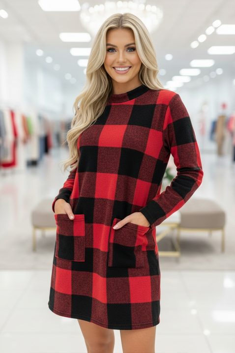 Tunică DERVILDA, Culoare: roșu, IVET.RO - Reduceri de până la -80%