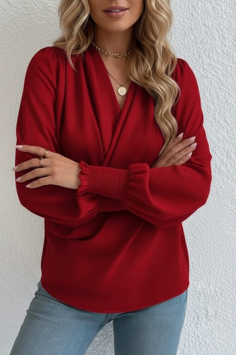 Bluză damă VIONELGA RED, Culoare: roșu, IVET.RO - Reduceri de până la -80%