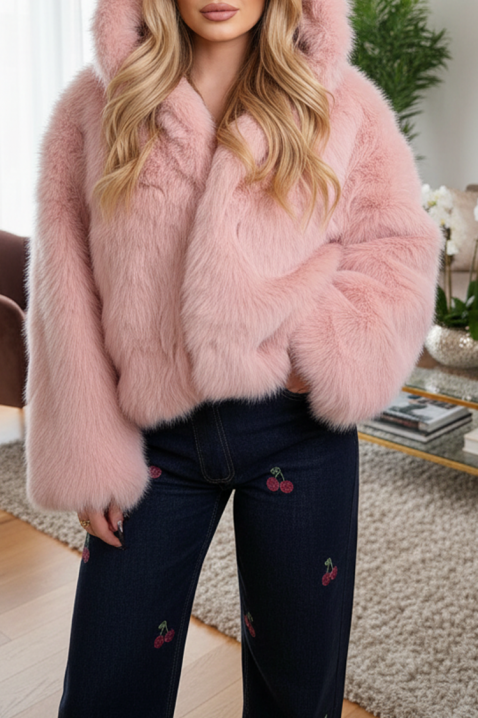 Palton ANJELZA PUDRA, Culoare: pudră, IVET.RO - Reduceri de până la -80%