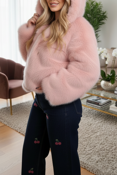 Palton ANJELZA PUDRA, Culoare: pudră, IVET.RO - Reduceri de până la -80%