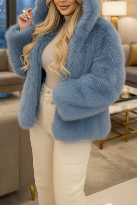 Palton ANJELZA SKY, Culoare: albastru deschis, IVET.RO - Reduceri de până la -80%