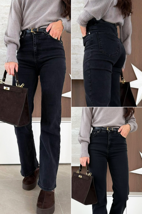 Blugi ZALVREDA, Culoare: negru, IVET.RO - Reduceri de până la -80%