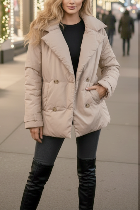 Geacă TEKMELZA, Culoare: bej, IVET.RO - Reduceri de până la -80%