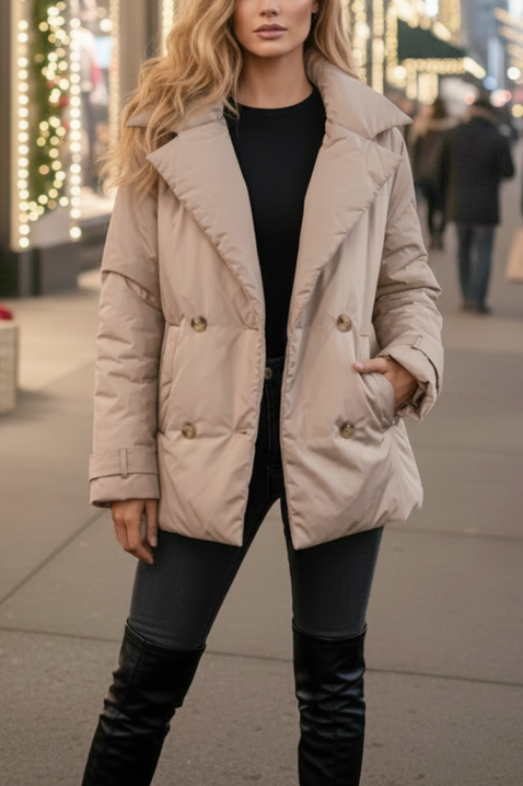 Geacă TEKMELZA, Culoare: bej, IVET.RO - Reduceri de până la -80%