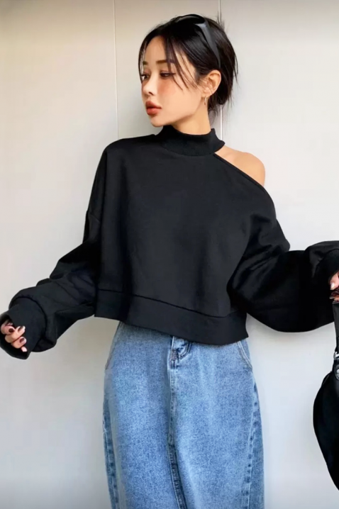 Bluză damă RELONVA, Culoare: negru, IVET.RO - Reduceri de până la -80%