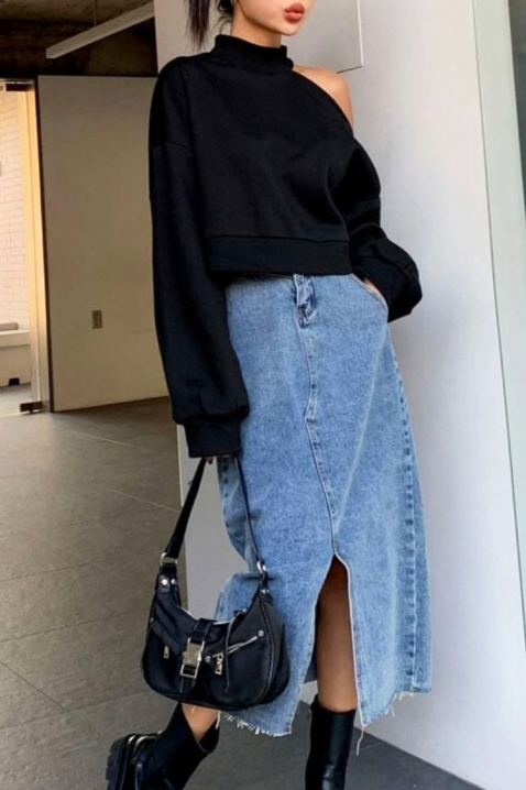 Bluză damă RELONVA, Culoare: negru, IVET.RO - Reduceri de până la -80%