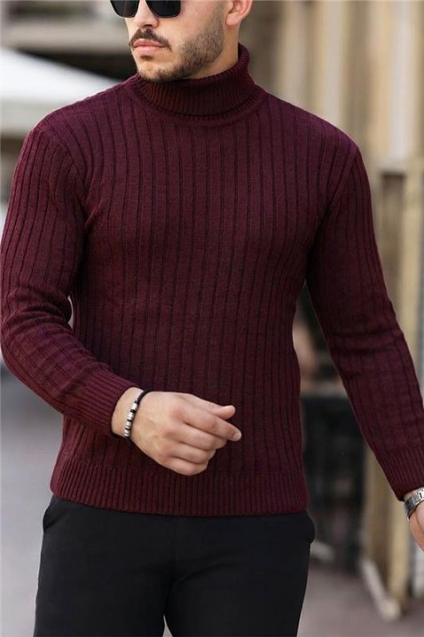 Pulover bărbați RACHERO BORDO, Culoare: bordo, IVET.RO - Reduceri de până la -80%