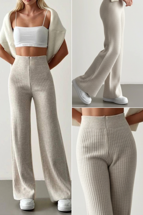 Pantaloni ZALVRENDA, Culoare: gri, IVET.RO - Reduceri de până la -80%