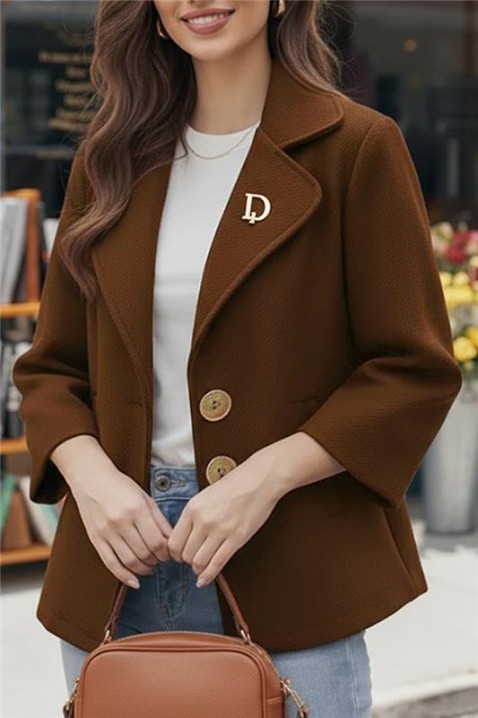 Palton ZOLTINDA BROWN, Culoare: maro, IVET.RO - Reduceri de până la -80%