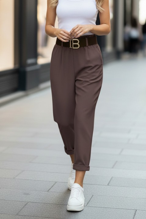 Pantaloni LOVRENZA MOCHA, Culoare: mocca, IVET.RO - Reduceri de până la -80%