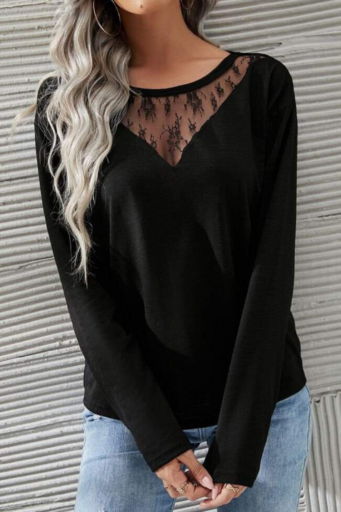 Bluză damă BELVORTA, Culoare: negru, IVET.RO - Reduceri de până la -80%