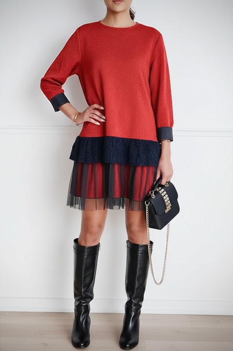 Rochie SERFIOVA RED, Culoare: roșu, IVET.RO - Reduceri de până la -80%