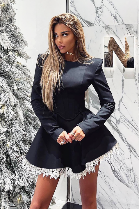 Rochie DELKORZA, Culoare: negru, IVET.RO - Reduceri de până la -80%