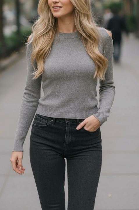 Pulover ABELMODA GREY, Culoare: gri, IVET.RO - Reduceri de până la -80%