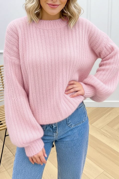 Pulover DROVELDA PUDRA, Culoare: pudră, IVET.RO - Reduceri de până la -80%