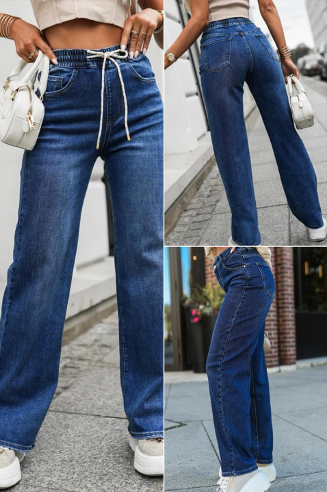 Blugi MOSKONZA, Culoare: albastru, IVET.RO - Reduceri de până la -80%