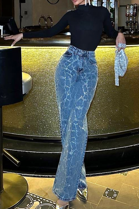 Blugi HOLDINA, Culoare: albastru, IVET.RO - Reduceri de până la -80%