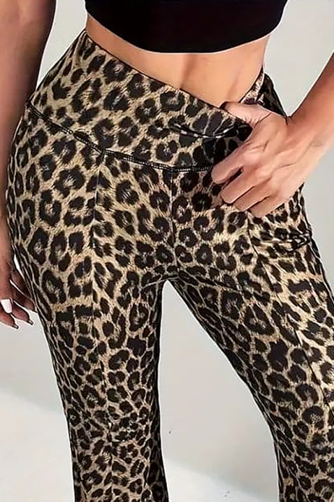 Colanți GOVINTA, Culoare: leopard, IVET.RO - Reduceri de până la -80%