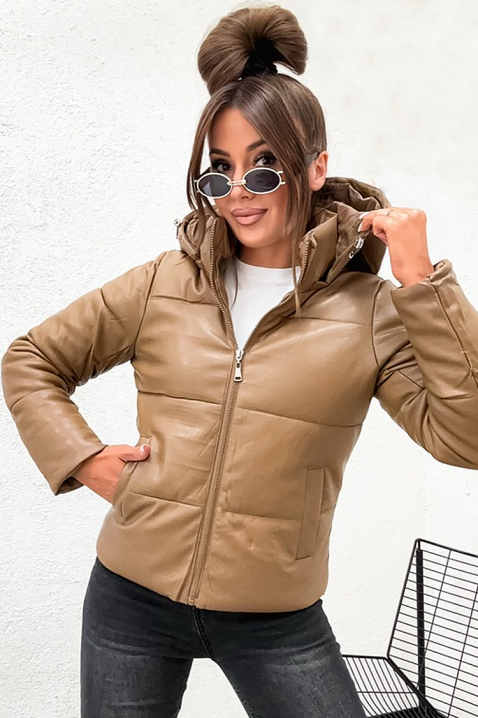 Geacă BOMBERA CAMEL, Culoare: maro deschis    , IVET.RO - Reduceri de până la -80%