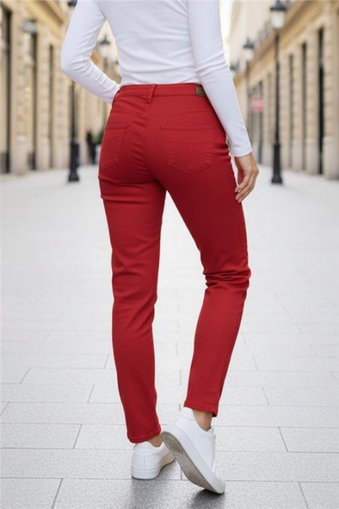 Pantaloni ZOROLA RED, Culoare: roșu, IVET.RO - Reduceri de până la -80%