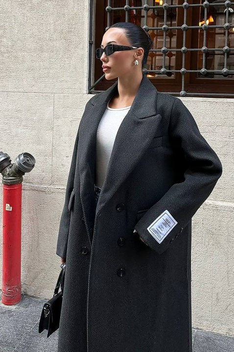 Palton VURDELZA BLACK, Culoare: negru, IVET.RO - Reduceri de până la -80%