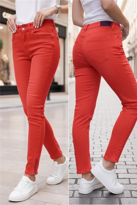 Blugi KRIMIZA CORAL, Culoare: coral, IVET.RO - Reduceri de până la -80%