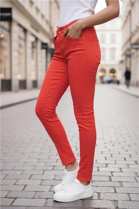 Blugi KRIMIZA CORAL, Culoare: coral, IVET.RO - Reduceri de până la -80%