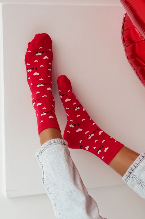 Șosete FIOMELZA RED, Culoare: roșu, IVET.RO - Reduceri de până la -80%