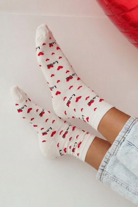 Șosete FIOMELZA WHITE, Culoare: alb, IVET.RO - Reduceri de până la -80%