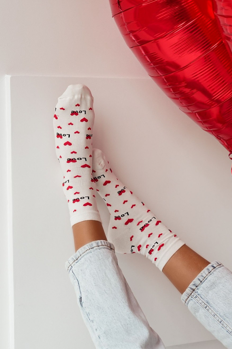 Șosete FIOMELZA WHITE, Culoare: alb, IVET.RO - Reduceri de până la -80%