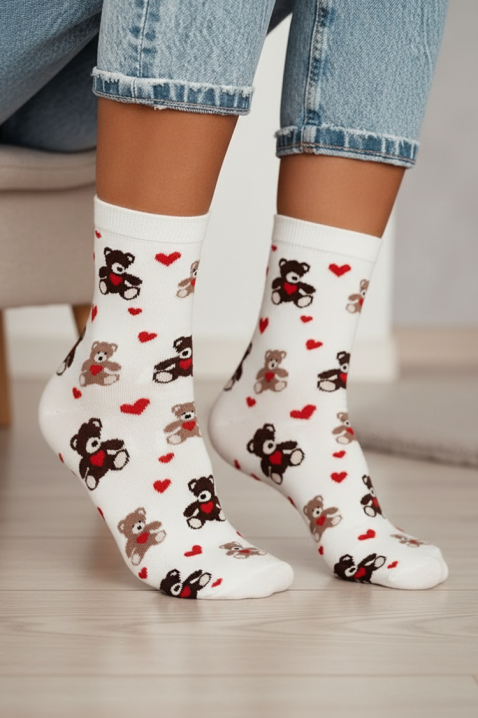 Șosete PINTELGA, Culoare: alb, IVET.RO - Reduceri de până la -80%