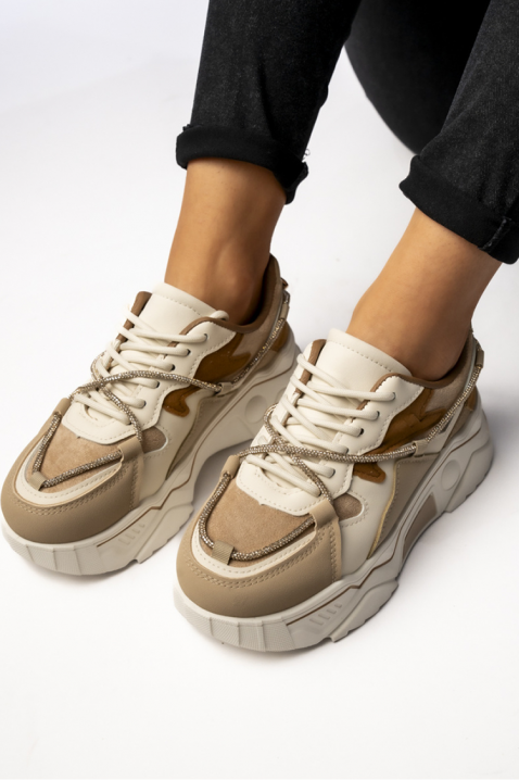 Adidași damă LEOVENZA, Culoare: maro, IVET.RO - Reduceri de până la -80%