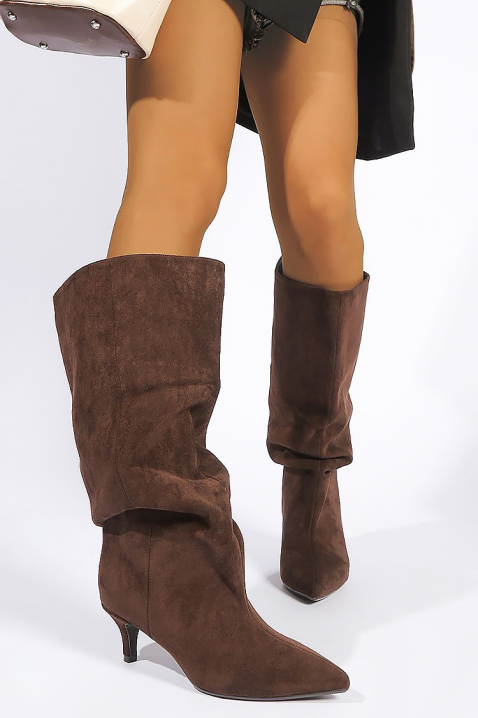 Cizme ZANDEFA BROWN, Culoare: maro, IVET.RO - Reduceri de până la -80%