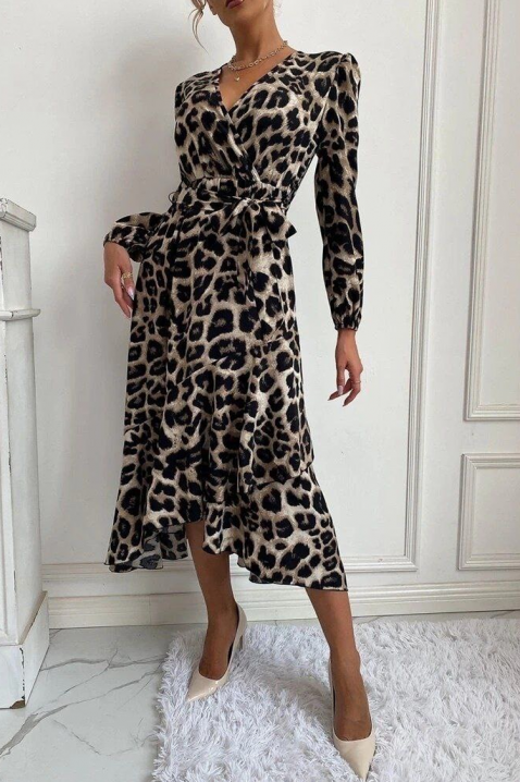 Rochie TENVISA, Culoare: leopard, IVET.RO - Reduceri de până la -80%