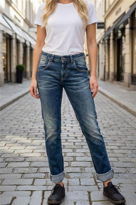 Blugi JENSOLA, Culoare: albastru, IVET.RO - Reduceri de până la -80%