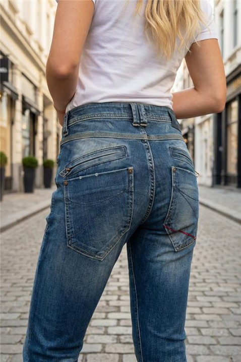 Blugi JENSOLA, Culoare: albastru, IVET.RO - Reduceri de până la -80%