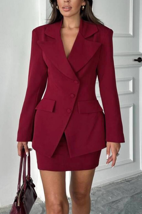 Set PULVORZA BORDO, Culoare: bordo, IVET.RO - Reduceri de până la -80%